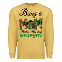 Antique Gold Being A Mom Makes My Life Complete For dark Premium Sweatshirt - Bettercallsaul