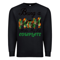 Black Being A Mom Makes My Life Complete For dark Premium Sweatshirt - Bettercallsaul