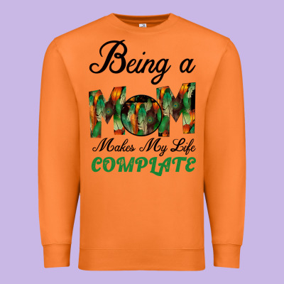 Being A Mom Makes My Life Complete For Dark Premium Sweatshirt Designed By Bettercallsaul