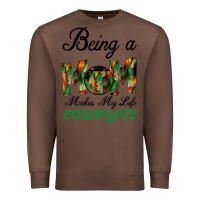 Chestnut Being A Mom Makes My Life Complete For dark Premium Sweatshirt - Bettercallsaul