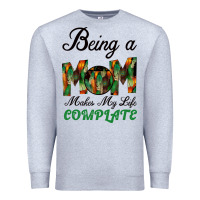 Heather Grey Being A Mom Makes My Life Complete For dark Premium Sweatshirt - Bettercallsaul