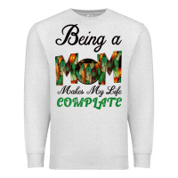 Oatmeal Heather Being A Mom Makes My Life Complete For dark Premium Sweatshirt - Bettercallsaul