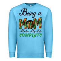Ocean Blue Being A Mom Makes My Life Complete For dark Premium Sweatshirt - Bettercallsaul