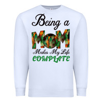White Being A Mom Makes My Life Complete For dark Premium Sweatshirt - Bettercallsaul