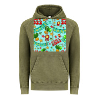 Vintage Olive class of 2022 graduation seamless pattern Vintage Hoodie - BundleAndBundleShop