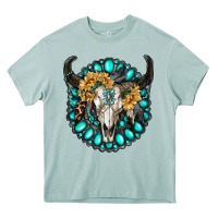 Arona gamestone with bull skull Heavy Core Tee - RanaPortraitStore