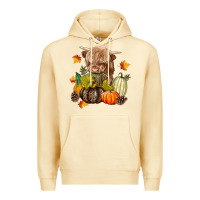 Pina Colada Heifer with Pumpkins Premium Hoodie - texasbilliewilder