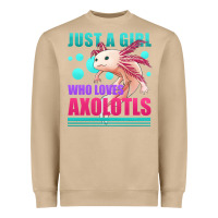 Mushroom just a girl who loves axolotls Heavyweight Sweatshirt - Jasminsmagicworld