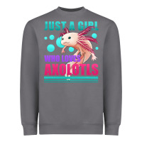 Storm just a girl who loves axolotls Heavyweight Sweatshirt - Jasminsmagicworld