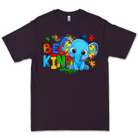 Plum be kind autism elephant Premium Tee - Zillion Design Studio