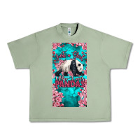 Oil Green just a girl who loves pandas Urban Heavy Tee - LillyAllenDesigns