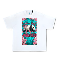 White just a girl who loves pandas Urban Heavy Tee - LillyAllenDesigns