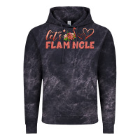 Cloud Black let's flamingle Vintage Hoodie - Artiststas