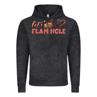 Vintage Black let's flamingle Vintage Hoodie - Artiststas
