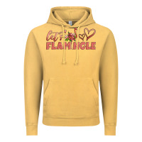 Vintage Mustard let's flamingle Vintage Hoodie - Artiststas