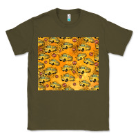 Army Green school bus pattern tumbler 20oz Classic Tee - Jasminsmagicworld