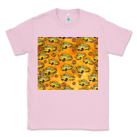 Bubblegum Pink school bus pattern tumbler 20oz Classic Tee - Jasminsmagicworld