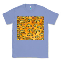 Colony Blue school bus pattern tumbler 20oz Classic Tee - Jasminsmagicworld