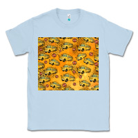 Dusty Blue school bus pattern tumbler 20oz Classic Tee - Jasminsmagicworld