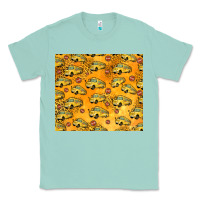 Seafoam school bus pattern tumbler 20oz Classic Tee - Jasminsmagicworld
