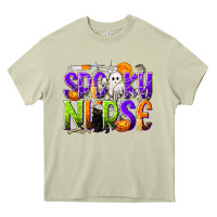 Mossy Halloween Spooky Nurse Heavy Core Tee - texasbilliewilder