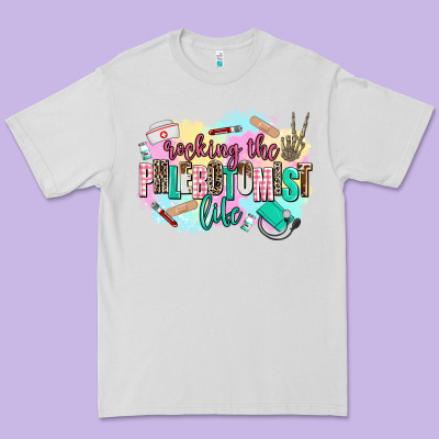 Rocking The Phlebotomist Life Premium Tee Designed By Adodesignshop