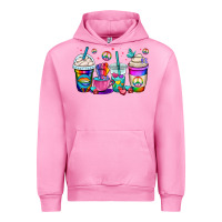 Fuchsia Pink pride lgbtq coffee cups Urban Hoodie - OliviaCreatesArt