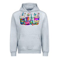 Heather Grey pride lgbtq coffee cups Urban Hoodie - OliviaCreatesArt