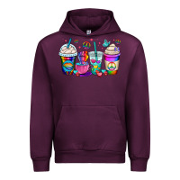 Mauve Wine pride lgbtq coffee cups Urban Hoodie - OliviaCreatesArt