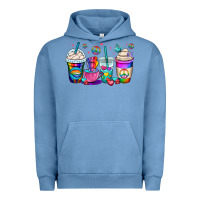 Pigment Pebble Blue pride lgbtq coffee cups Urban Hoodie - OliviaCreatesArt