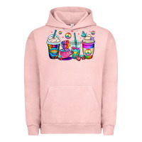 Pigment Salmon pride lgbtq coffee cups Urban Hoodie - OliviaCreatesArt