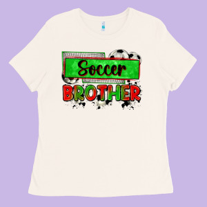 Soccer Brother Ladies Tee Designed By Zillion Design Studio