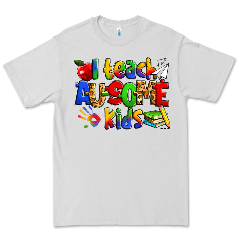 I Teach Ausome Kids Autism Teacher Premium Tee by Zillion Design Studio | Teevron