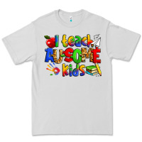 Dove Grey i teach ausome kids autism teacher Premium Tee - Zillion Design Studio