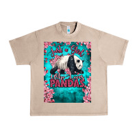 French Oak just a girl who loves pandas Urban Heavy Tee - LillyAllenDesigns