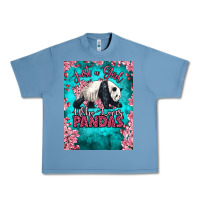 Pebble Blue just a girl who loves pandas Urban Heavy Tee - LillyAllenDesigns