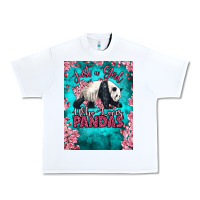 White just a girl who loves pandas Urban Heavy Tee - LillyAllenDesigns