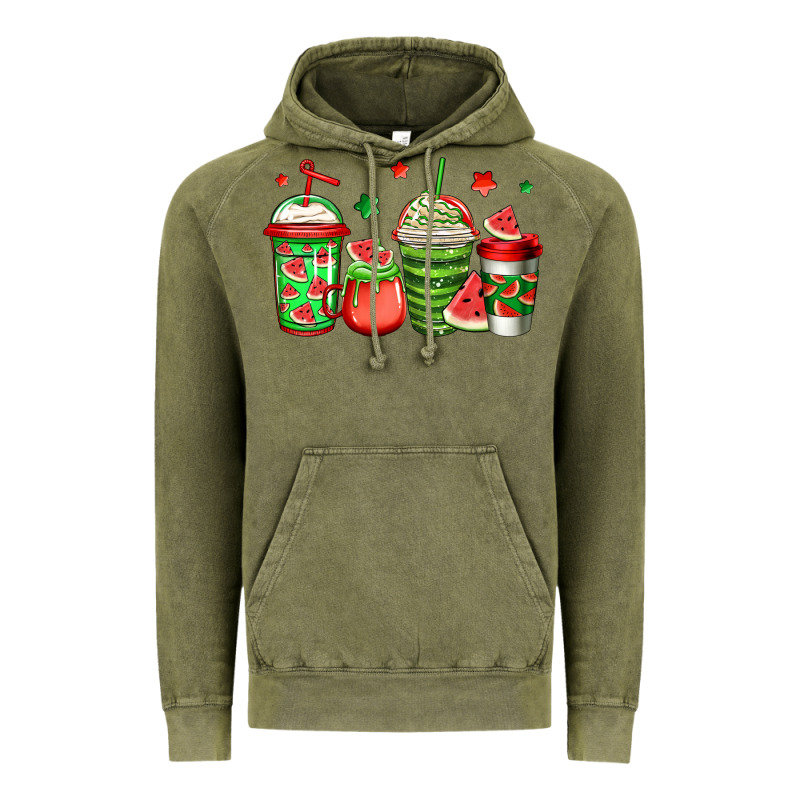 Watermelon Coffee Vintage Hoodie by Jasminsmagicworld | Teevron