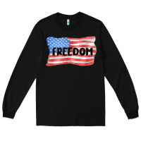 Black freedom usa Long Sleeve Tee - MaliasSmallBusiness