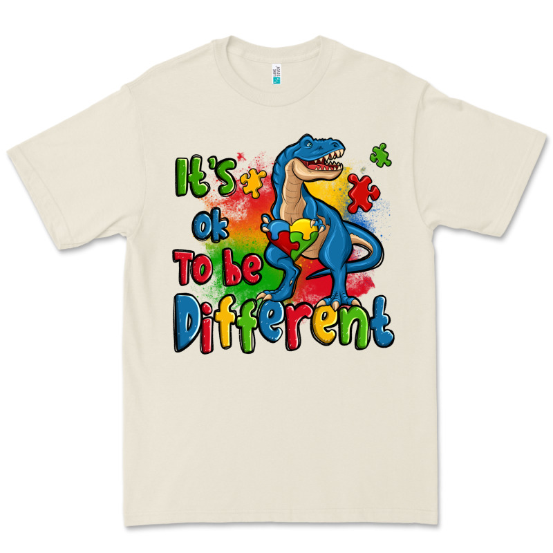 It's Ok To Be Different Autism Trex Premium Tee by Zillion Design Studio | Teevron