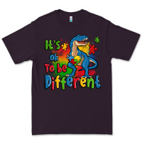 Plum it's ok to be different autism trex Premium Tee - Zillion Design Studio