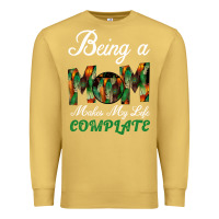 Antique Gold Being A Mom Makes My Life Complete For dark Premium Sweatshirt - Bettercallsaul