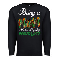 Black Being A Mom Makes My Life Complete For dark Premium Sweatshirt - Bettercallsaul