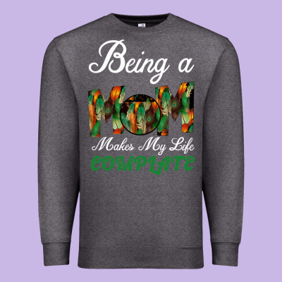 Being A Mom Makes My Life Complete For Dark Premium Sweatshirt Designed By Bettercallsaul