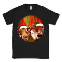 Black Christmas Cow, Classic Tee - Jasminsmagicworld