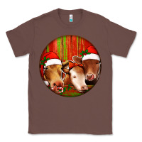 Chestnut Christmas Cow, Classic Tee - Jasminsmagicworld
