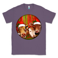 Lavender Christmas Cow, Classic Tee - Jasminsmagicworld