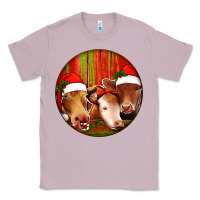 Lilac Christmas Cow, Classic Tee - Jasminsmagicworld