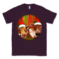 Plum Christmas Cow, Classic Tee - Jasminsmagicworld