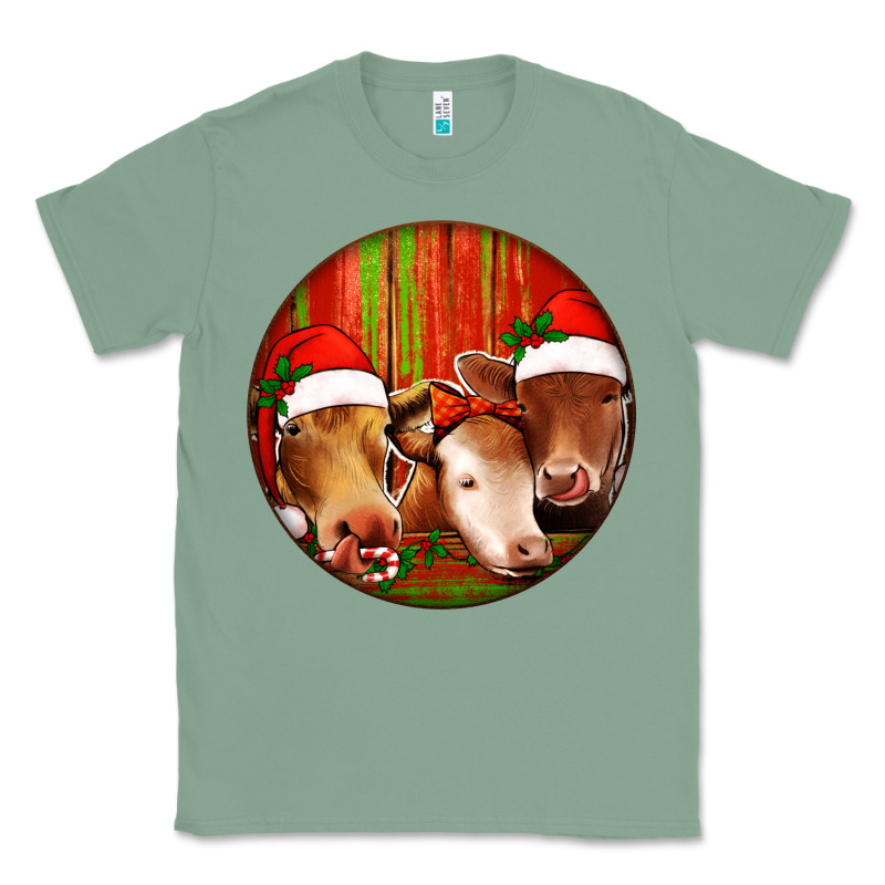 Christmas Cow, Classic Tee by Jasminsmagicworld | Teevron